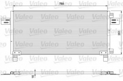 VALEO 815091 -  Конденсатор, кондиционер