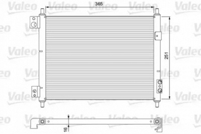 VALEO 815092 -  Конденсатор, кондиционер