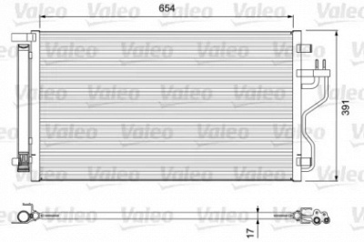 VALEO 815215 -  Конденсатор, кондиционер