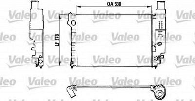 VALEO 816554 -  Радиатор, охлаждение двигателя