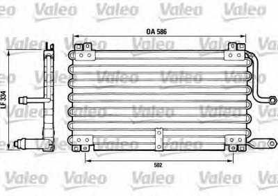 VALEO 816635 -  Конденсатор, кондиционер