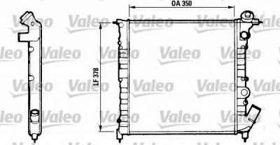 VALEO 816654 -  Радиатор, охлаждение двигателя