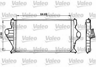 VALEO 816699 -  Интеркулер