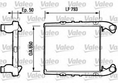 VALEO 816717 -  Интеркулер