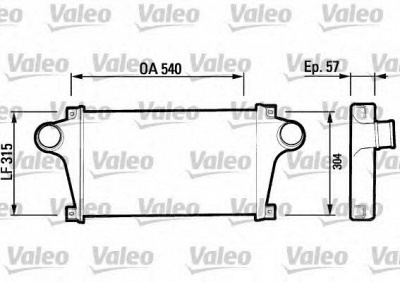 VALEO 816731 -  Интеркулер