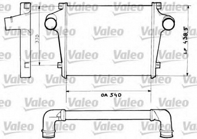VALEO 816732 -  Интеркулер