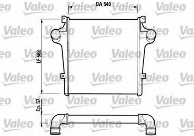 VALEO 816733 -  Интеркулер