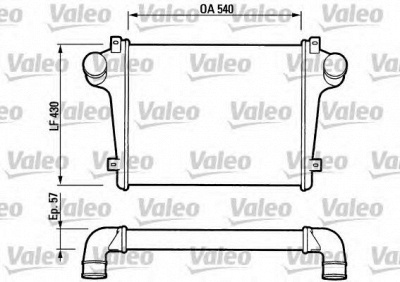 VALEO 816736 -  Интеркулер