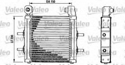 VALEO 816750 -  масляный радиатор, двигательное масло