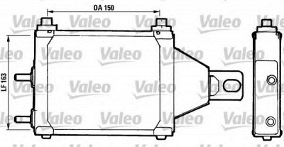 VALEO 816751 -  масляный радиатор, двигательное масло