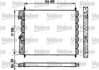VALEO 816771 - Конденсатор, кондиционер