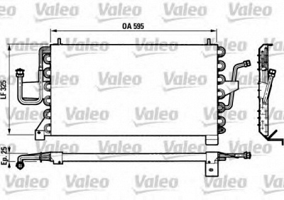 VALEO 816773 -  Конденсатор, кондиционер