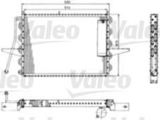 VALEO 816774 - Конденсатор, кондиционер