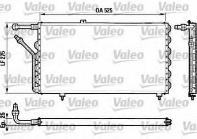 VALEO 816778 - Конденсатор, кондиционер