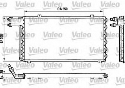 VALEO 816779 -  Конденсатор, кондиционер