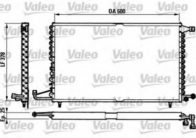 VALEO 816781 -  Конденсатор, кондиционер