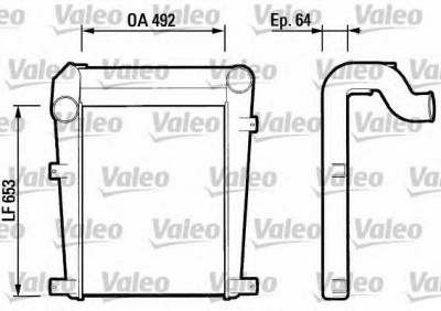 VALEO 816802 -  Интеркулер