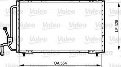VALEO 816835 -  Конденсатор, кондиционер