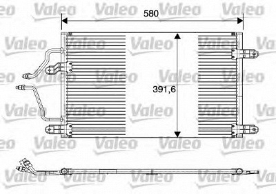 VALEO 816839 -  Конденсатор, кондиционер