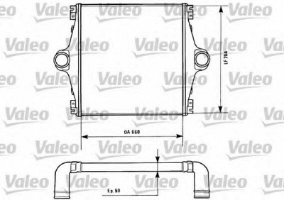 VALEO 816846 -  Интеркулер
