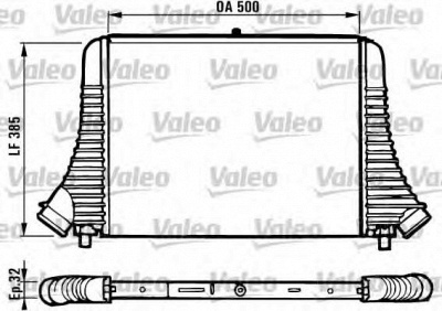 VALEO 816849 -  Интеркулер