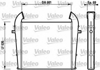 VALEO 816853 -  Интеркулер
