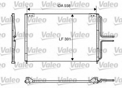 VALEO 816867 -  Конденсатор, кондиционер