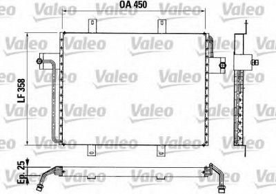 VALEO 816869 -  Конденсатор, кондиционер