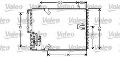 VALEO 816874 -  Конденсатор, кондиционер