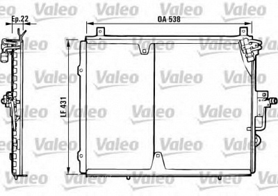 VALEO 816877 -  Конденсатор, кондиционер