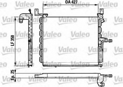 VALEO 816879 -  Конденсатор, кондиционер