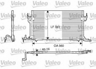 VALEO 816888 -  Конденсатор, кондиционер
