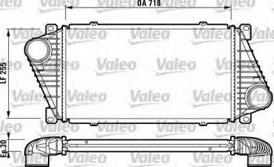 VALEO 816890 -  Интеркулер