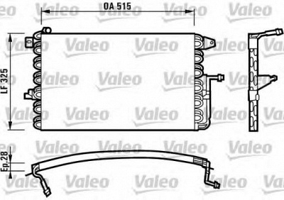 VALEO 816897 -  Конденсатор, кондиционер