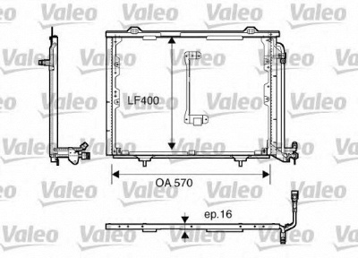 VALEO 816900 -  Конденсатор, кондиционер