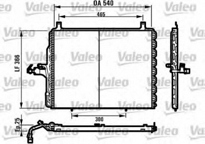 VALEO 816901 -  Конденсатор, кондиционер