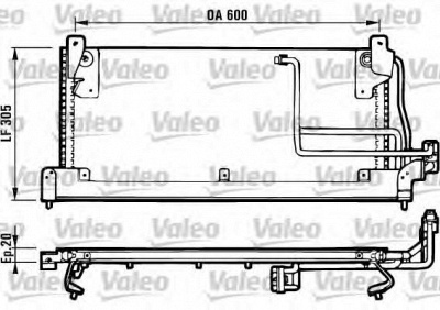 VALEO 816902 -  Конденсатор, кондиционер
