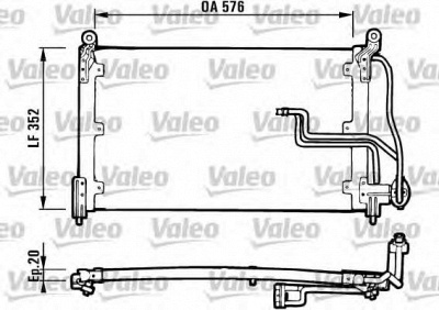 VALEO 816904 -  Конденсатор, кондиционер