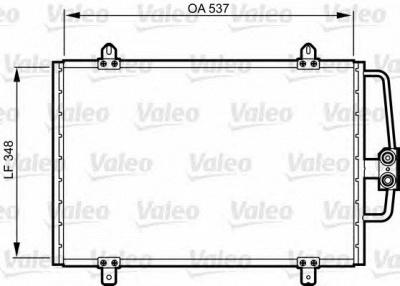 VALEO 816912 -  Конденсатор, кондиционер