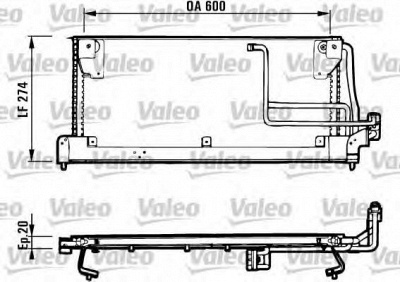 VALEO 816924 -  Конденсатор, кондиционер