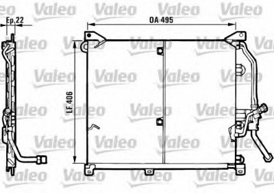 VALEO 816932 -  Конденсатор, кондиционер