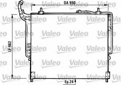 VALEO 816944 -  Конденсатор, кондиционер