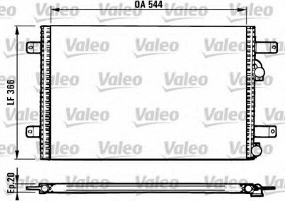VALEO 816948 -  Конденсатор, кондиционер