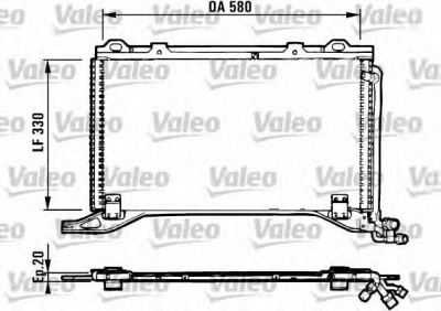 VALEO 816949 -  Конденсатор, кондиционер
