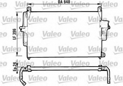 VALEO 816952 -  Конденсатор, кондиционер