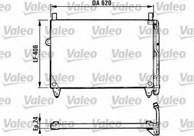 VALEO 816953 -  Конденсатор, кондиционер