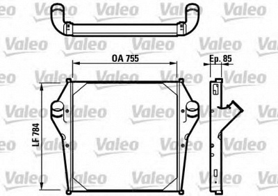 VALEO 816961 -  Интеркулер
