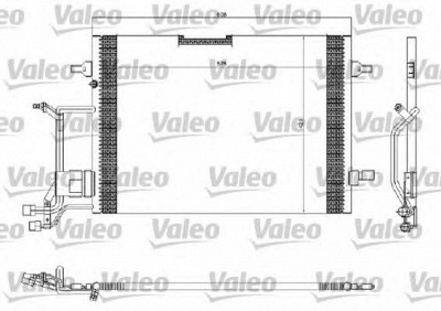 VALEO 816967 -  Конденсатор, кондиционер