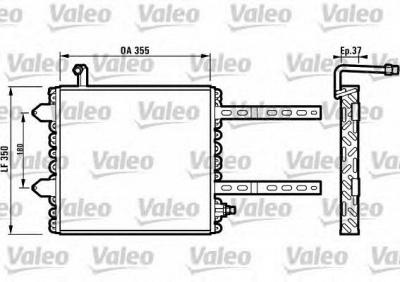 VALEO 816972 -  Конденсатор, кондиционер