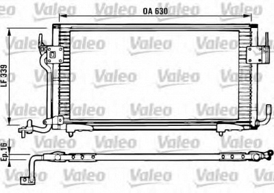 VALEO 816984 -  Конденсатор, кондиционер